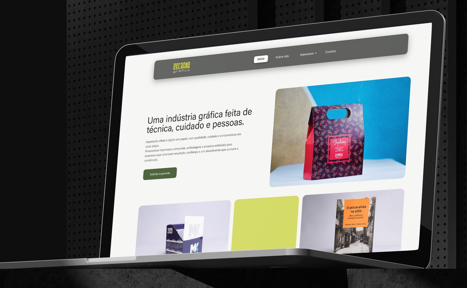 Estação gráfica home page